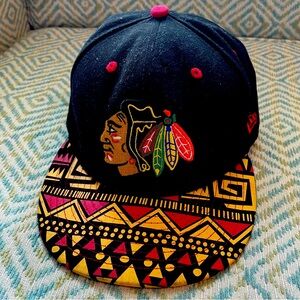 New Era Chicago Blackhawks Tribal Snapback Cap